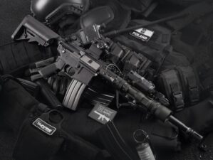 AR Build Kits Grayscale Photo of Black M4a1 on Magazines