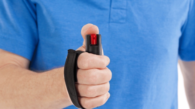 Pepper spray with holster