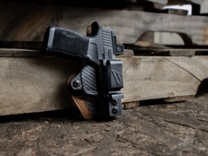 Concealed Carry Guns for Texas a gun on a wood surface