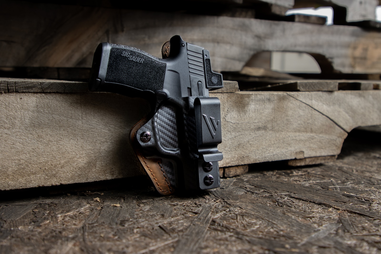 Concealed Carry Guns for Texas a gun on a wood surface
