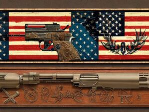 gun safe wall art