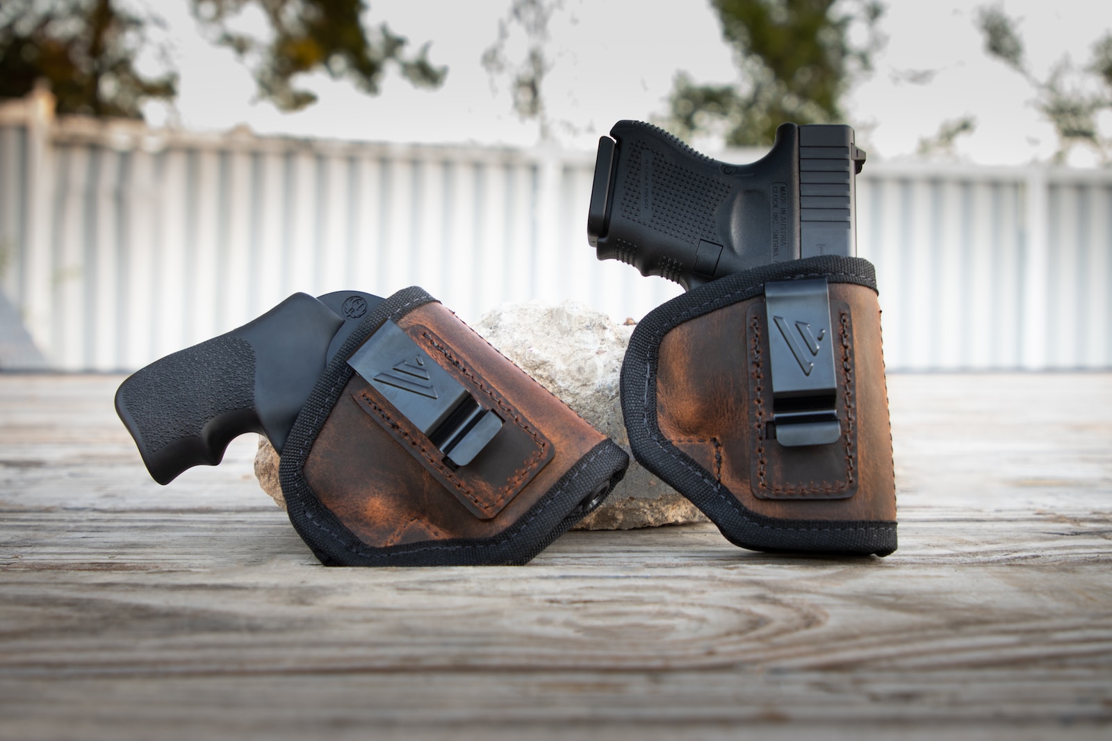 a pair of Holsters