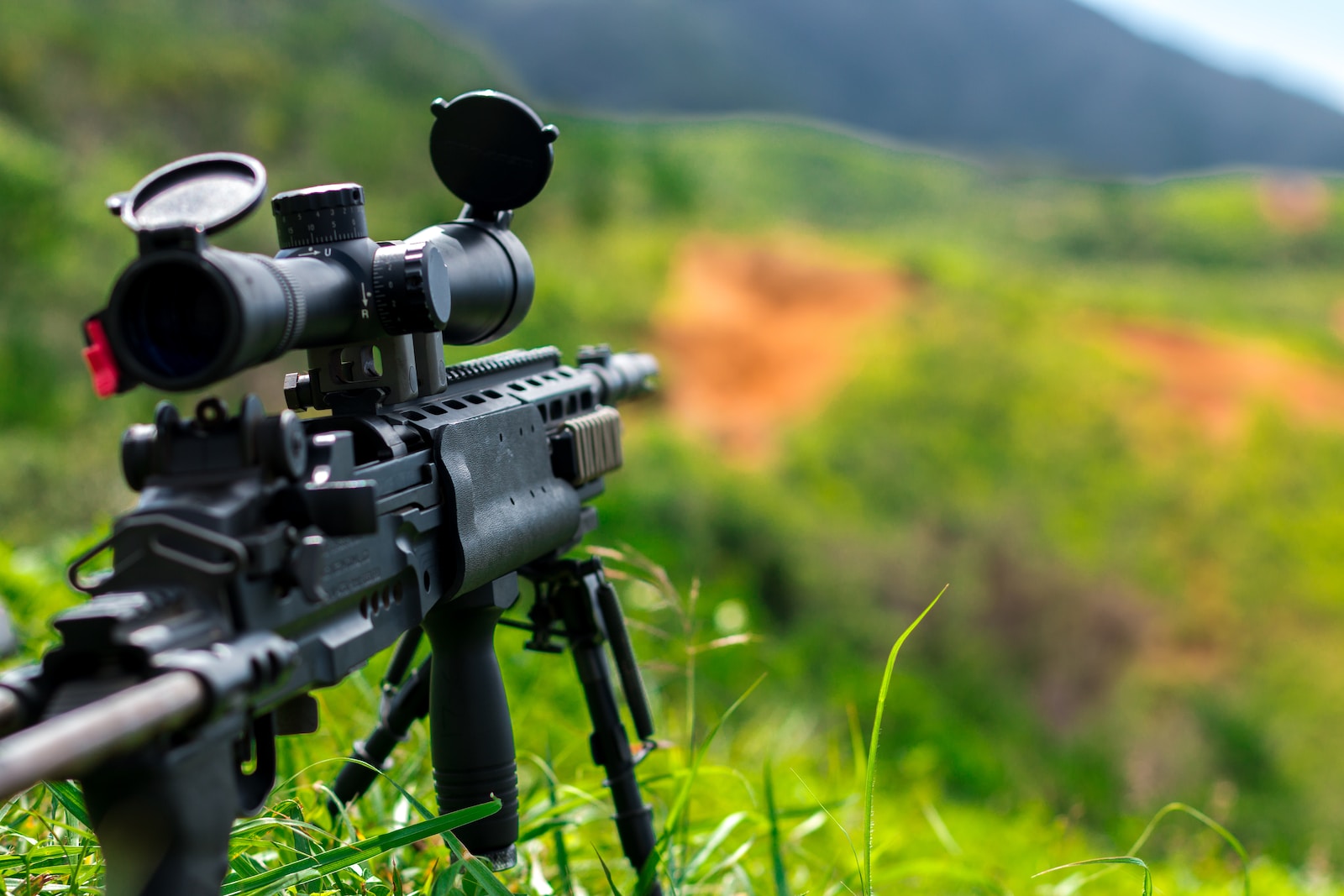 Gun Carrier rules of third photography of sniper rifle